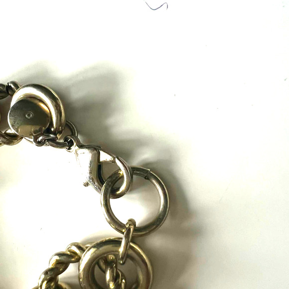 J CREW Large Link Gold Tone Chain Bracelet - Picture 3 of 3